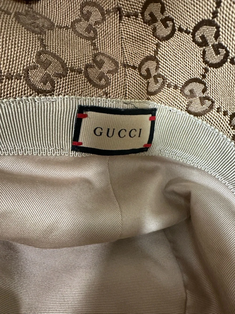 Preloved Gucci Brown GG Supreme Bucket Hat - Picture 2 of 7